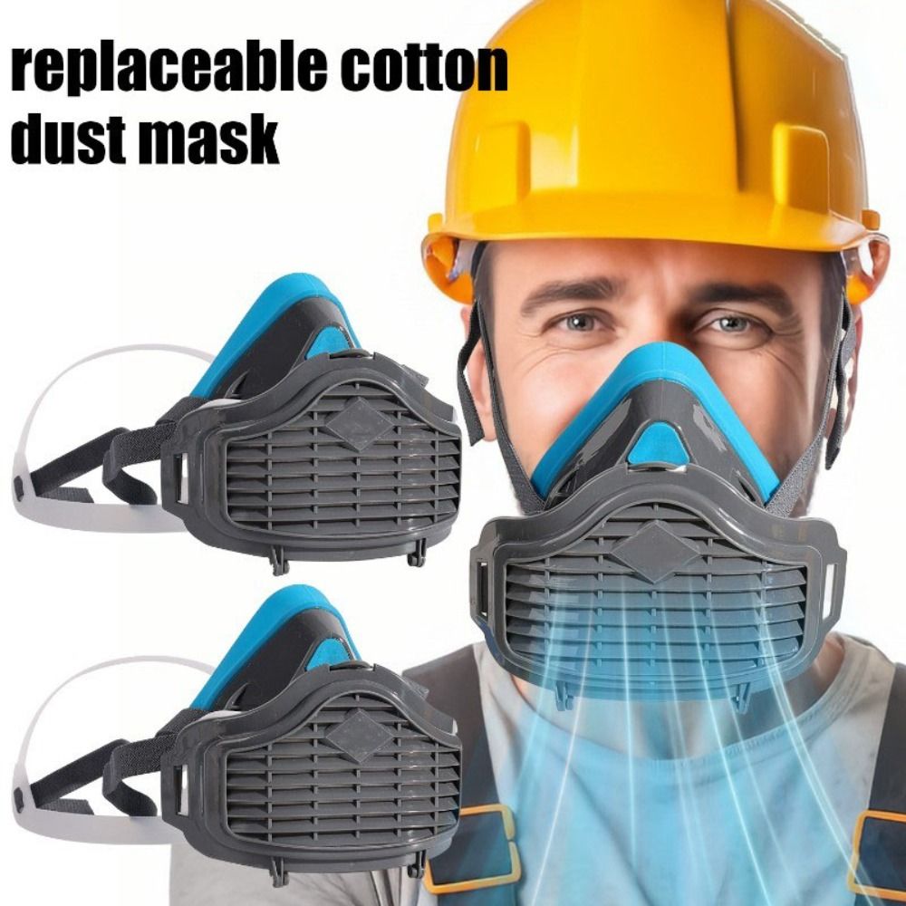 Respirator Half Face - Silikonowa półmaska przeciwpyłowa wielokrotnego użytku z