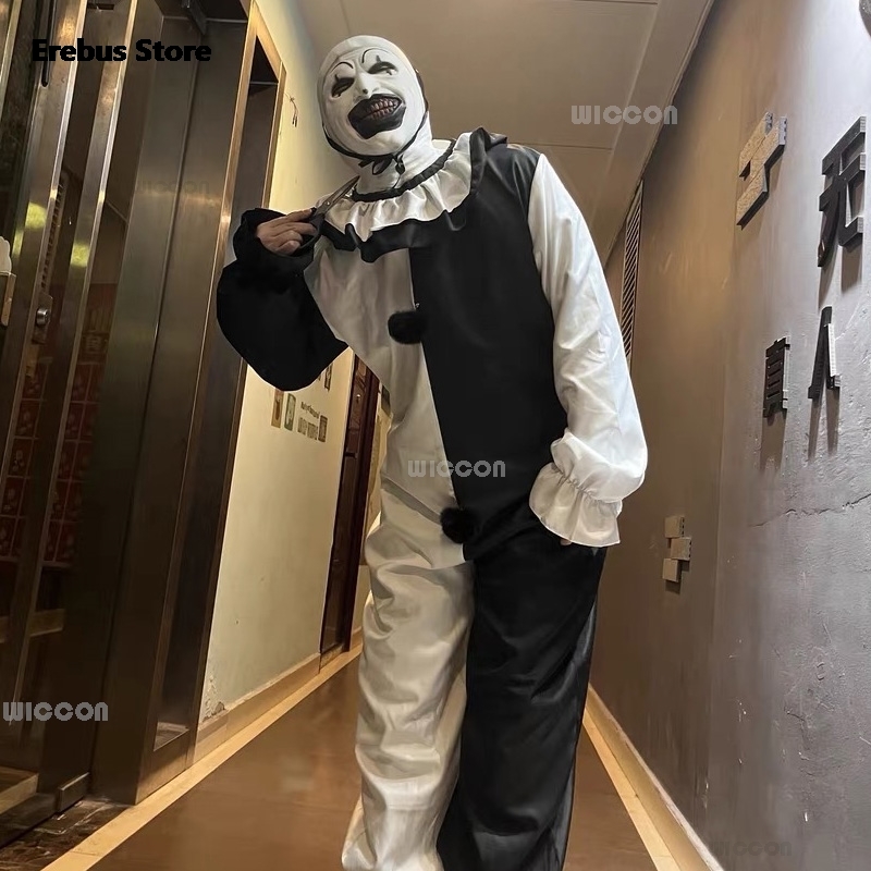 Kids Face Mask - Dorośli dzieci Terrifier 2 sztuka klaun