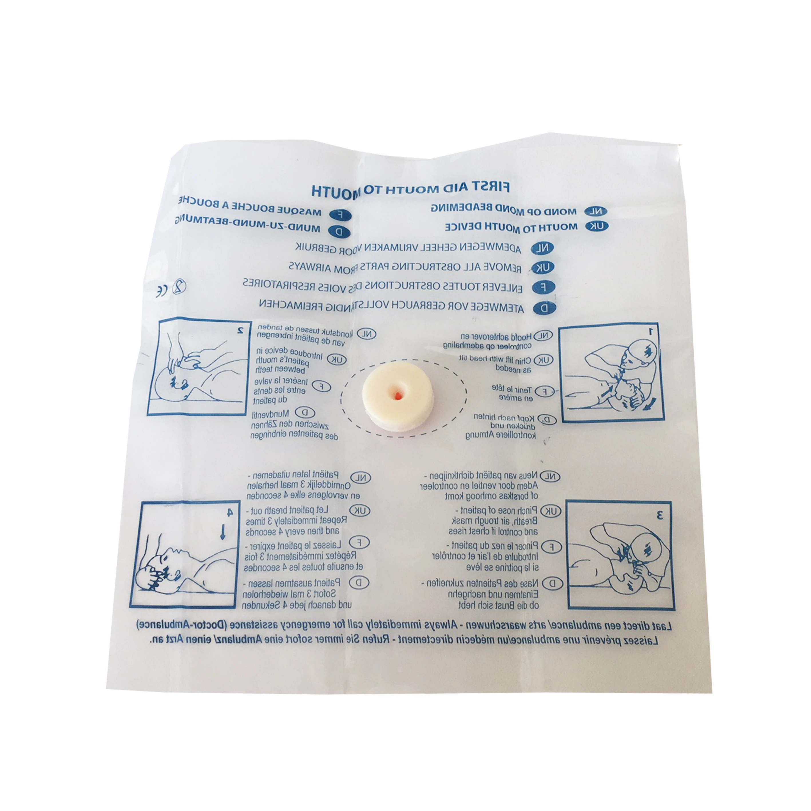 Maska do oddechu ustna od prod – Disposable Mask Blue recenzja i cena
