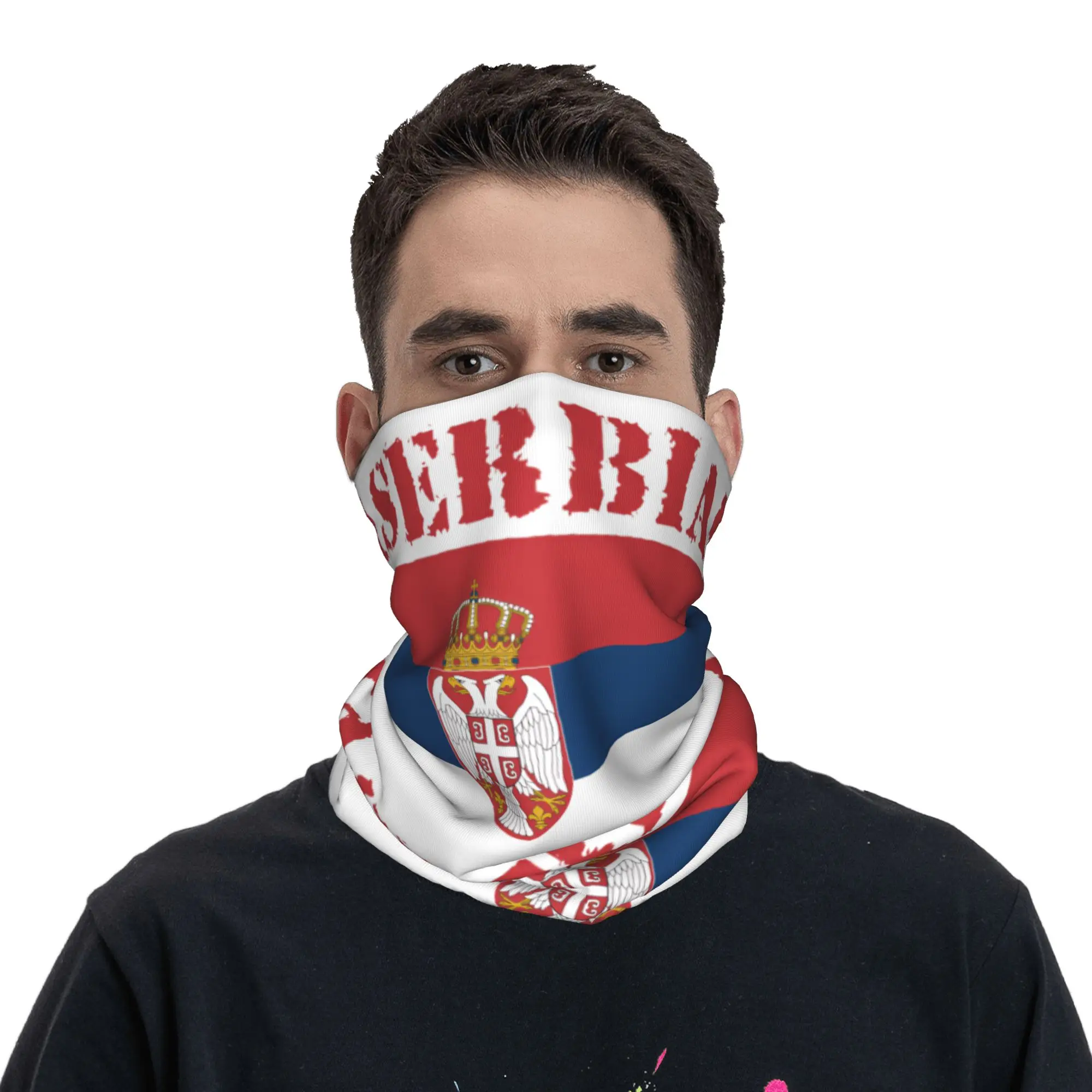 Nowa Serbska Flaga Bandana Kom – Neck Gaiter Face Cover recenzja i cena