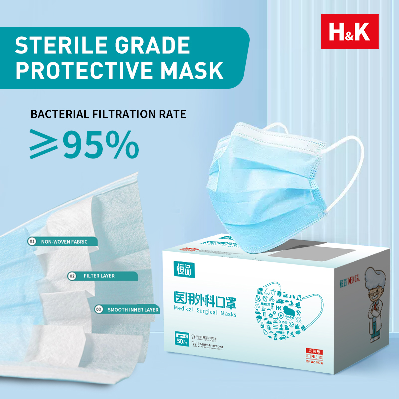 50/100 PCS Box Niebieskie mask – Disposable Mask Blue recenzja i cena