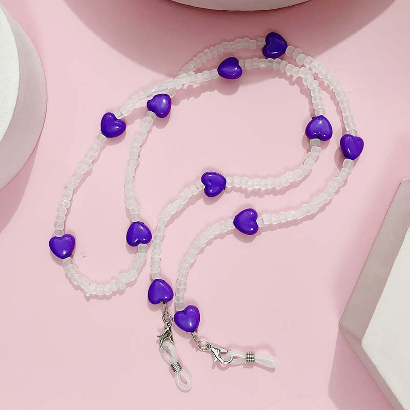 Modne brzoskwiniowe serce Anty – Mask Chain Holder recenzja i cena